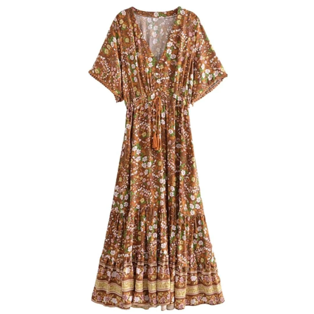 Mahala Bohemian Maxi Dress - Glova