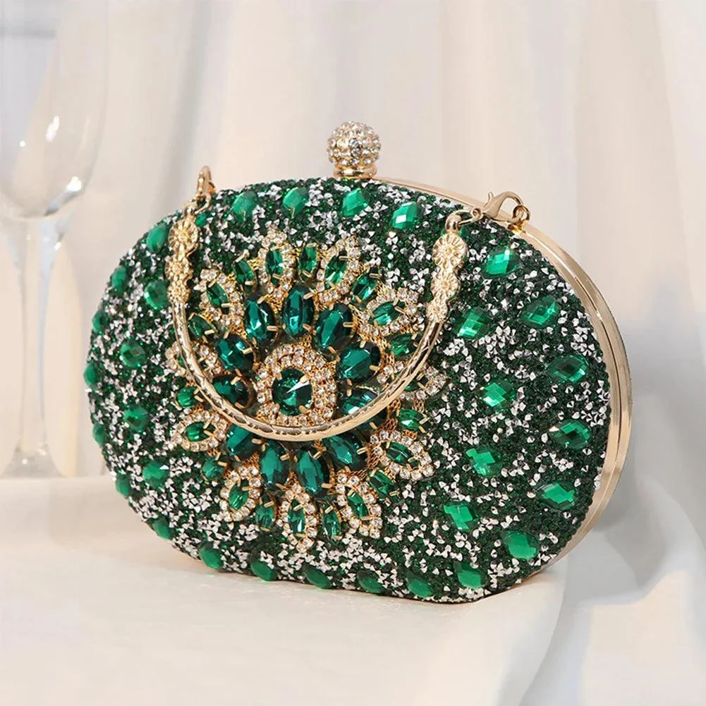 Mahlia Rhinestone Party Clutch - Glova