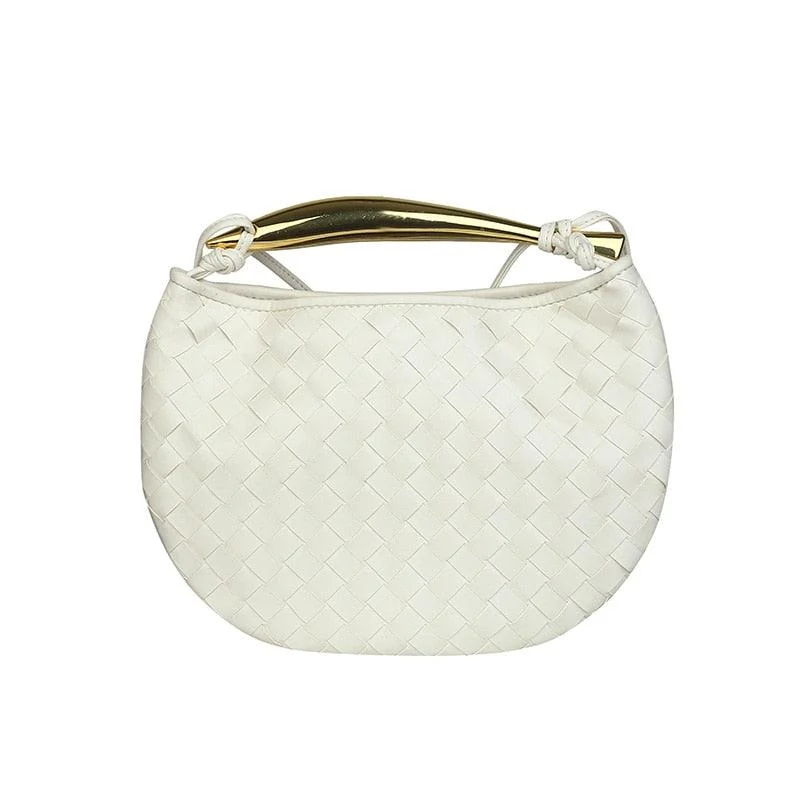 Mairi Woven Golden Bar Mini Tote - Glova