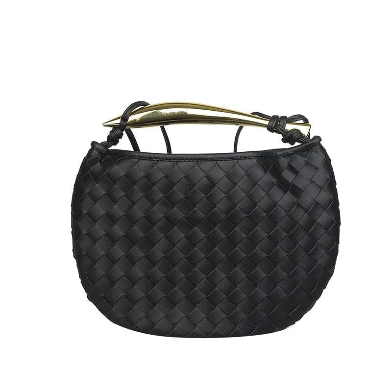 Mairi Woven Golden Bar Mini Tote - Glova