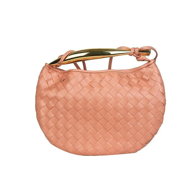 Mairi Woven Golden Bar Mini Tote - Glova