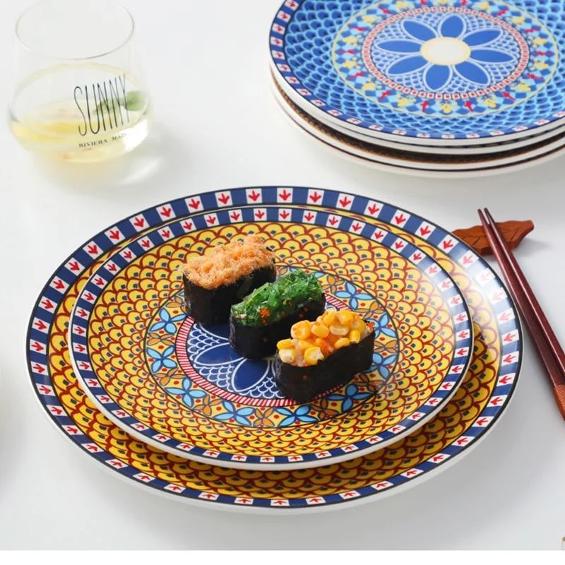 Mandala Ceramic Plates - Glova