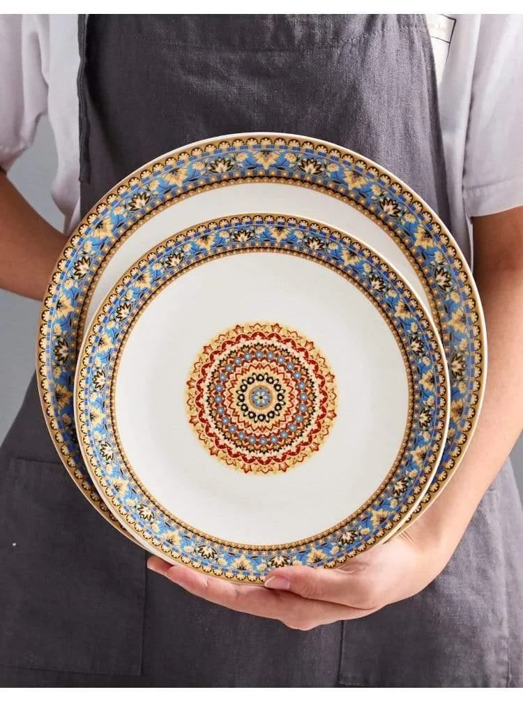 Mandala Ceramic Plates - Glova