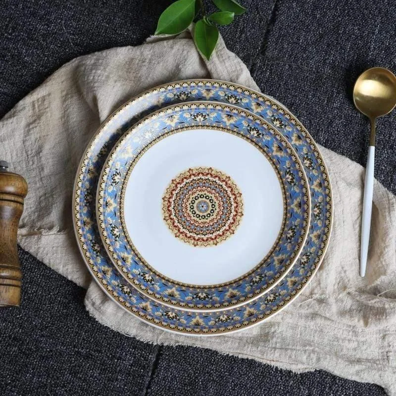 Mandala Ceramic Plates - Glova