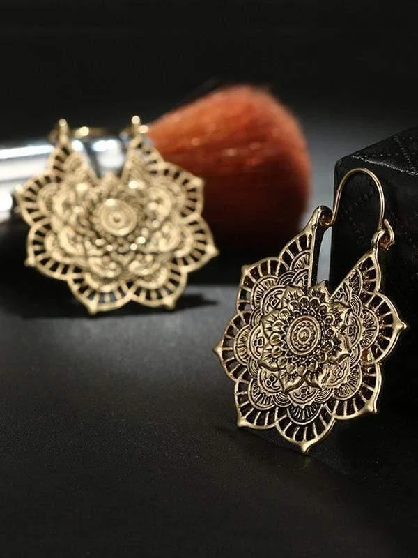 Mandala Drop Earrings - Glova