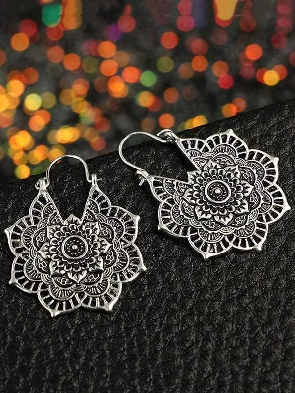 Mandala Drop Earrings - Glova