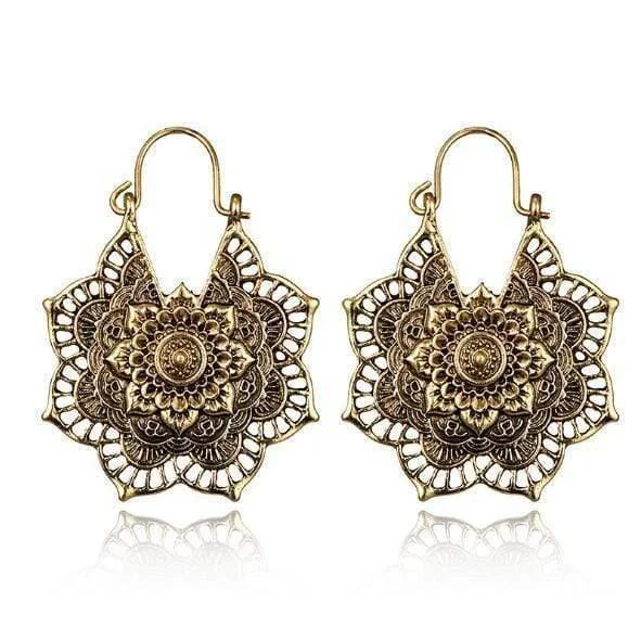 Mandala Drop Earrings - Glova