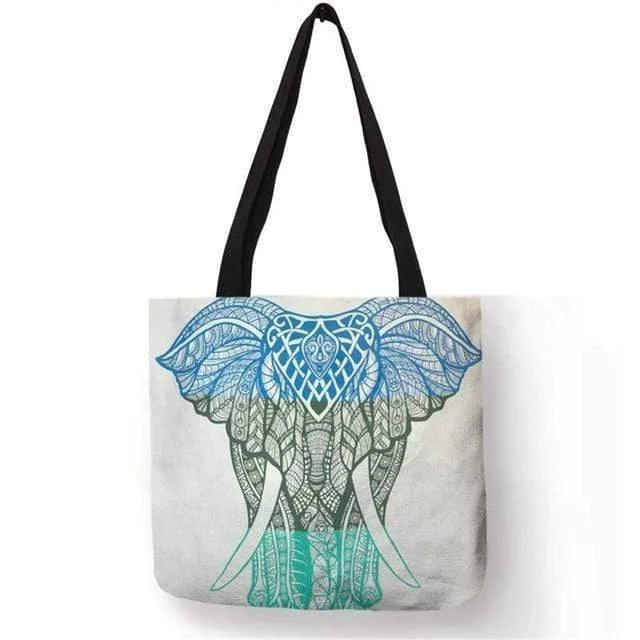 Mandala Elephant Tote - Glova