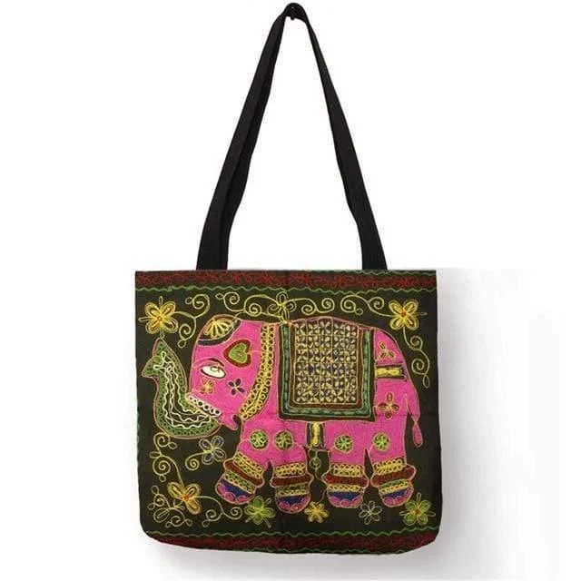 Mandala Elephant Tote - Glova