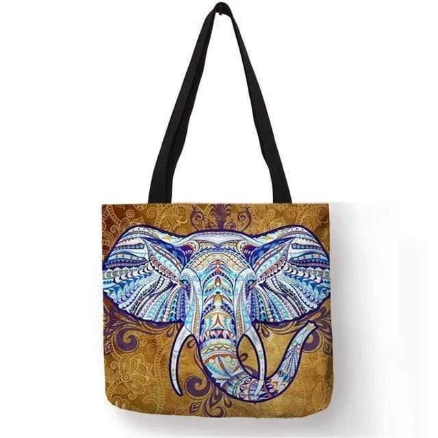 Mandala Elephant Tote - Glova