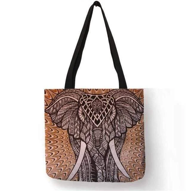 Mandala Elephant Tote - Glova