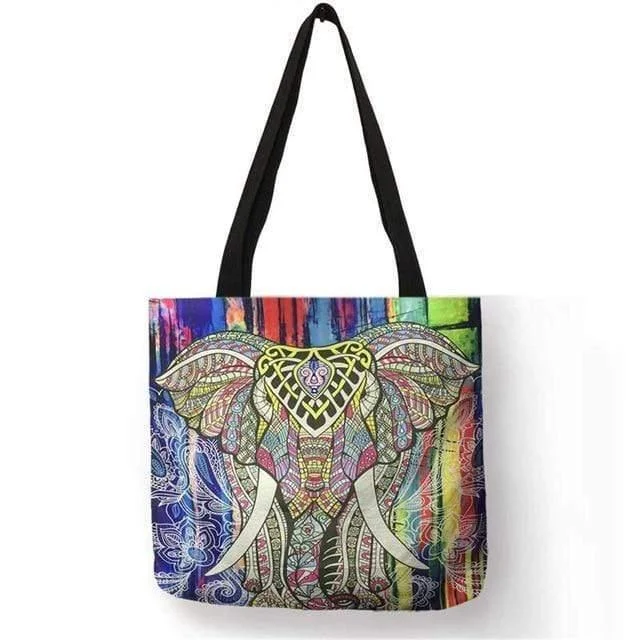 Mandala Elephant Tote - Glova