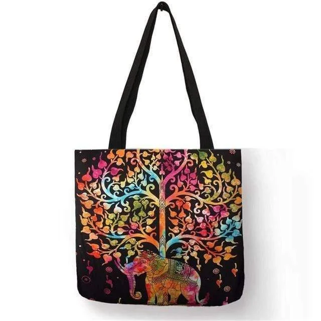 Mandala Elephant Tote - Glova