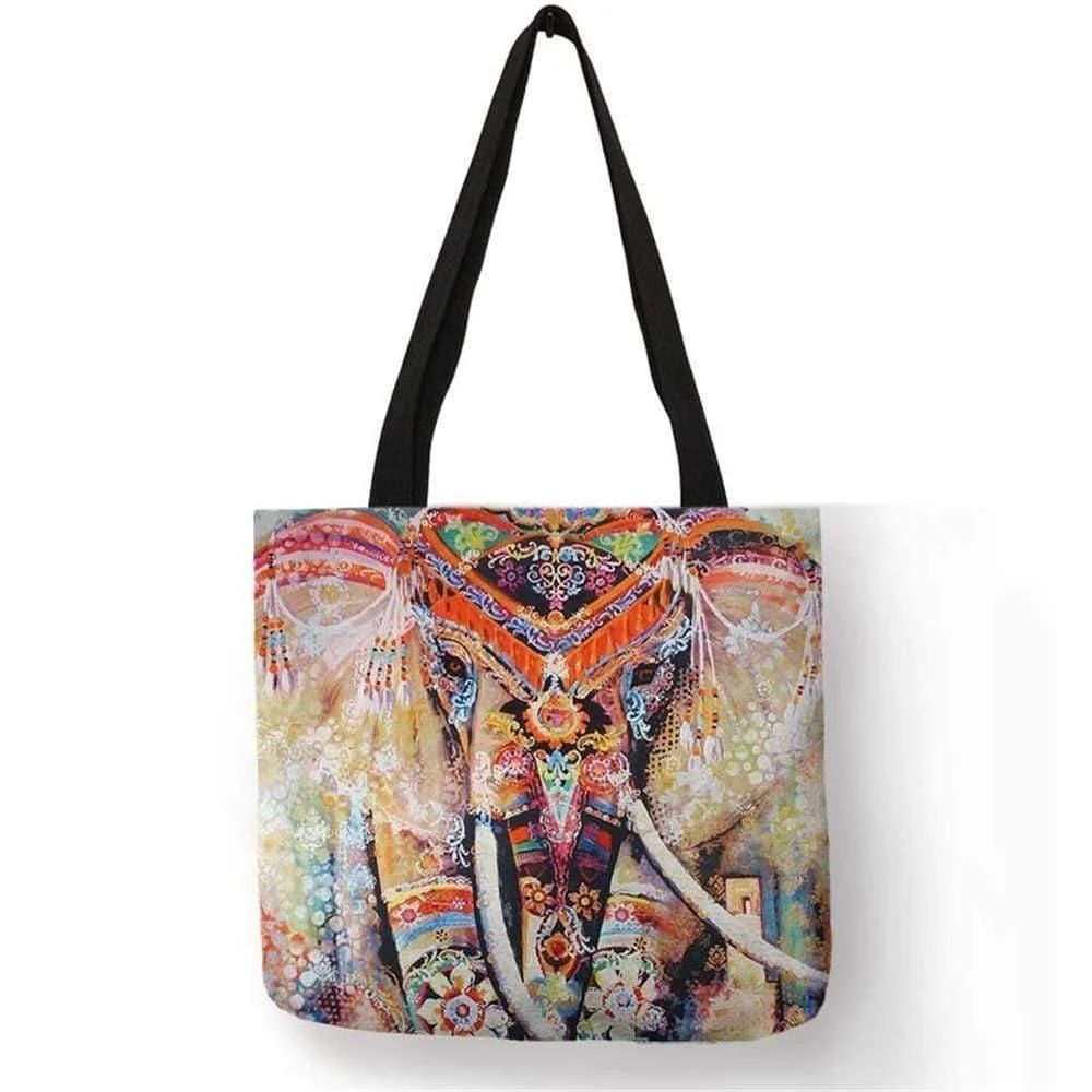 Mandala Elephant Tote - Glova