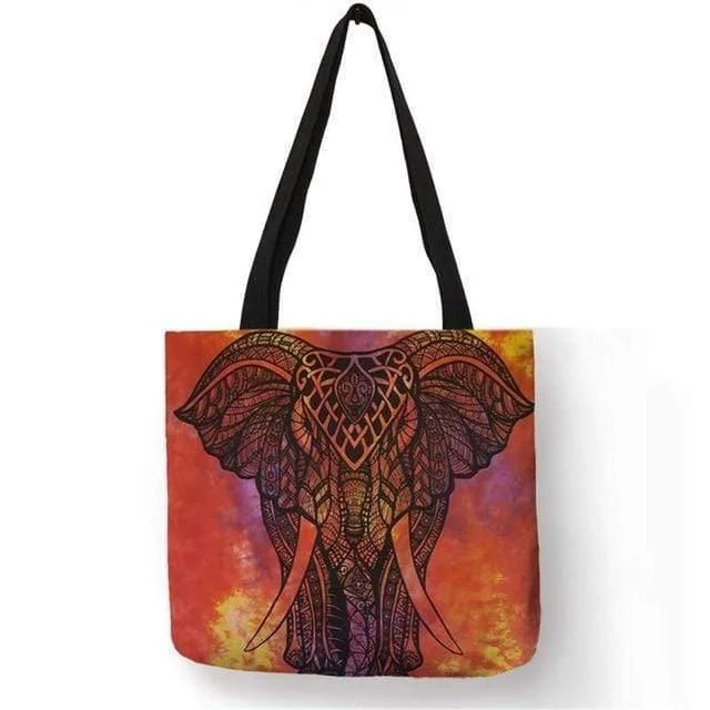 Mandala Elephant Tote - Glova