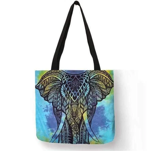 Mandala Elephant Tote - Glova