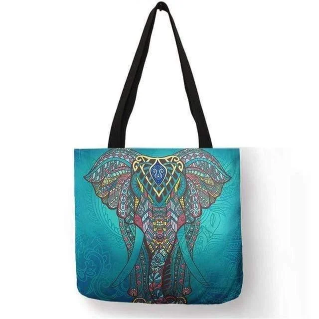 Mandala Elephant Tote - Glova