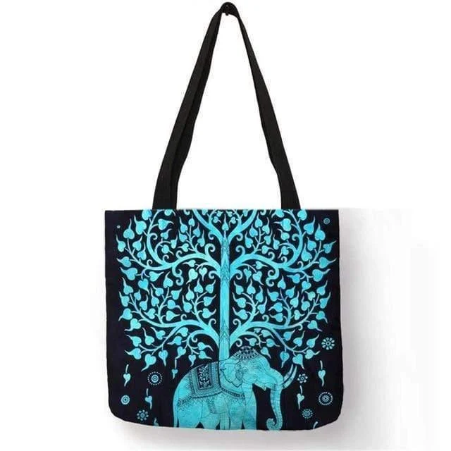 Mandala Elephant Tote - Glova