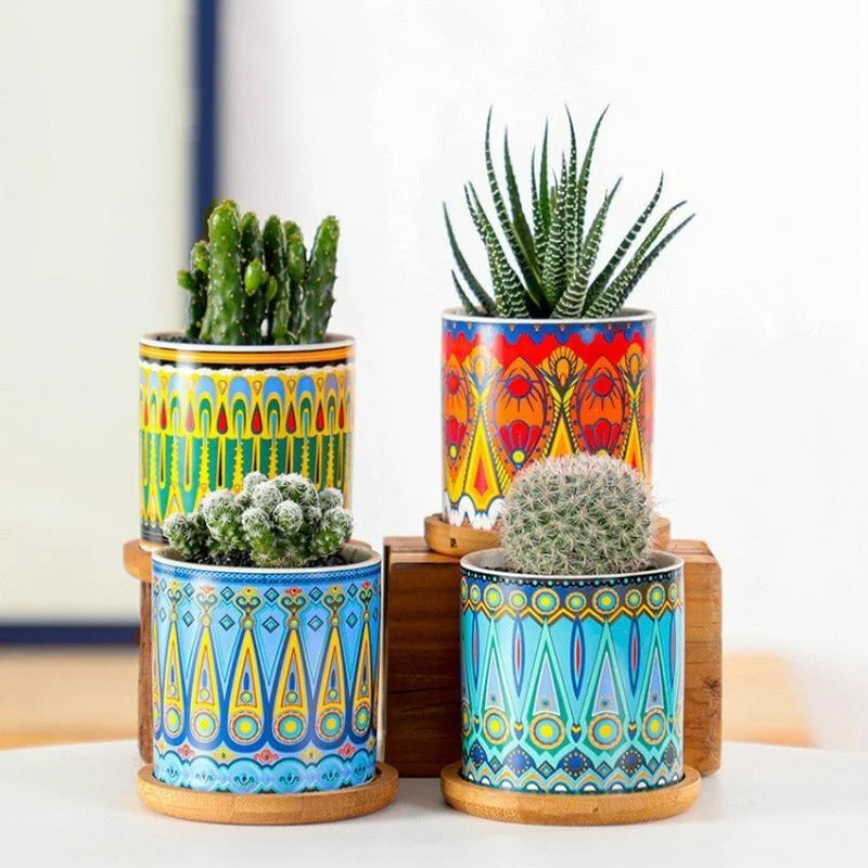 Mandala Mini Flower Pot - Glova