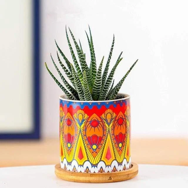 Mandala Mini Flower Pot - Glova