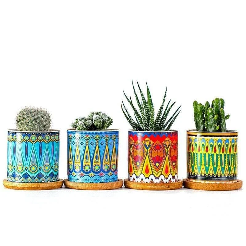 Mandala Mini Flower Pot - Glova