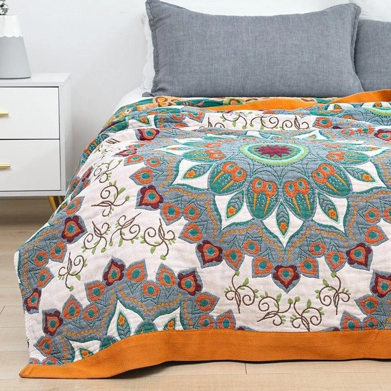 Mandala Pattern Bedspread - Glova