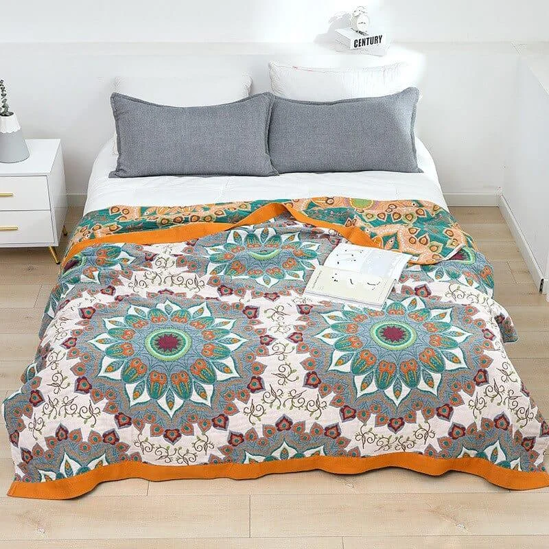 Mandala Pattern Bedspread - Glova