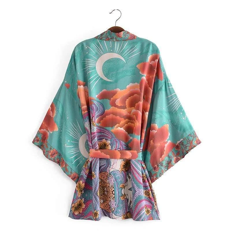 Mane Kimono in Green - Glova