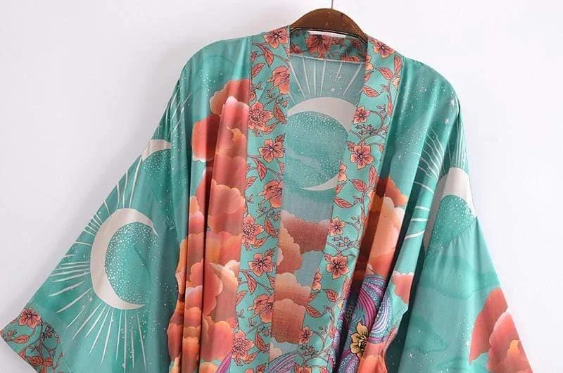 Mane Kimono in Green - Glova