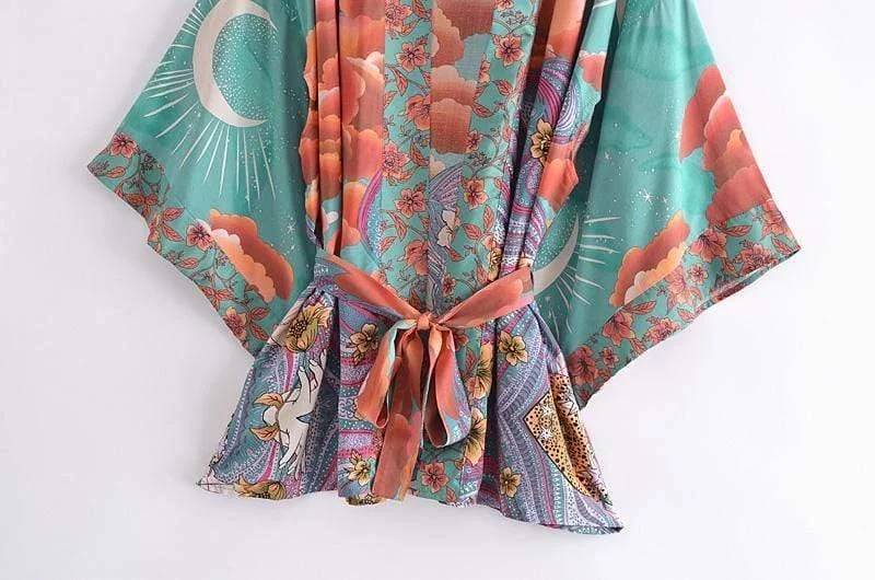 Mane Kimono in Green - Glova