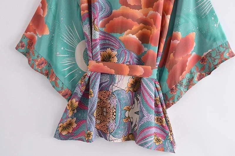 Mane Kimono in Green - Glova