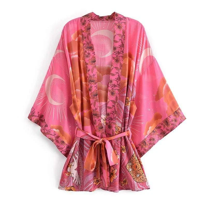 Mane Kimono in Pink - Glova