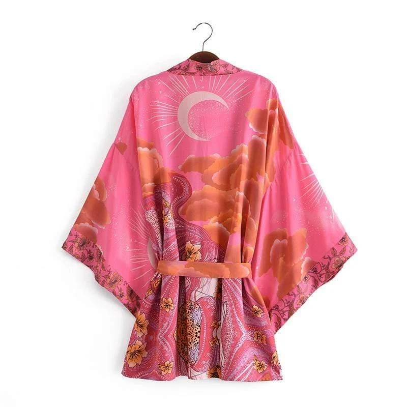 Mane Kimono in Pink - Glova