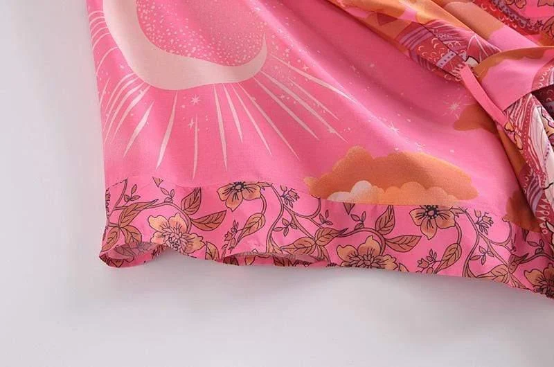 Mane Kimono in Pink - Glova