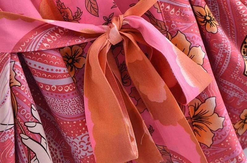 Mane Kimono in Pink - Glova