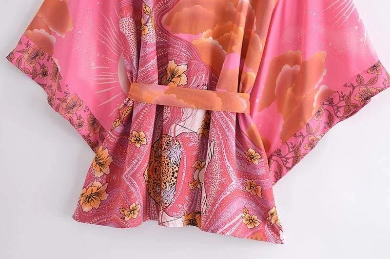 Mane Kimono in Pink - Glova