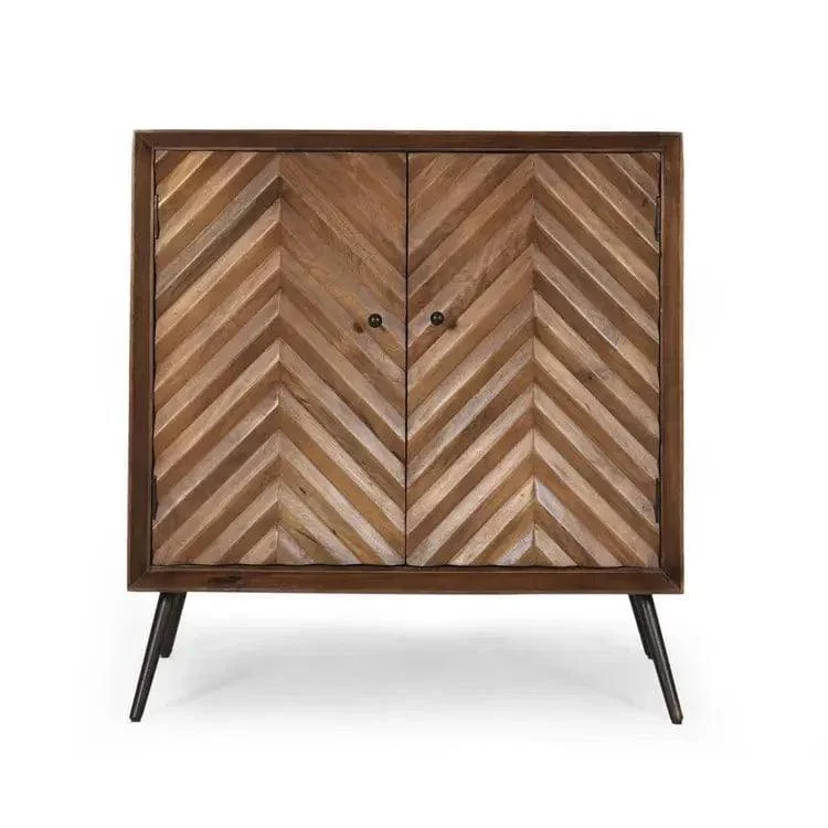 Mango Wood Sideboard Cabinet - Glova