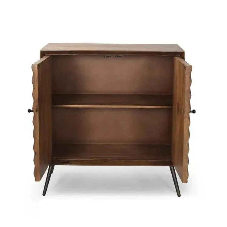 Mango Wood Sideboard Cabinet - Glova