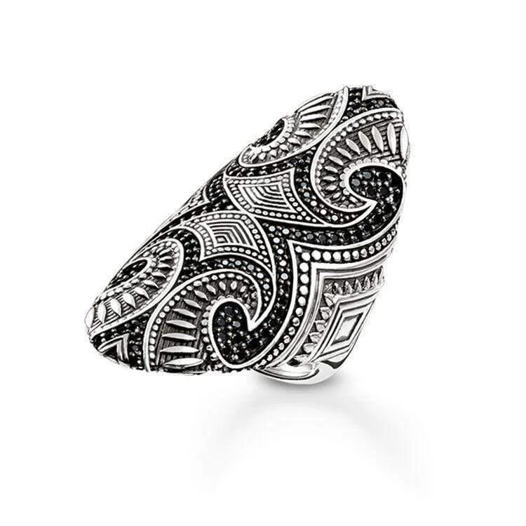 Maori Sterling Silver Ring - Glova