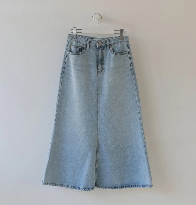 Marah Casual Denim Skirts - Glova