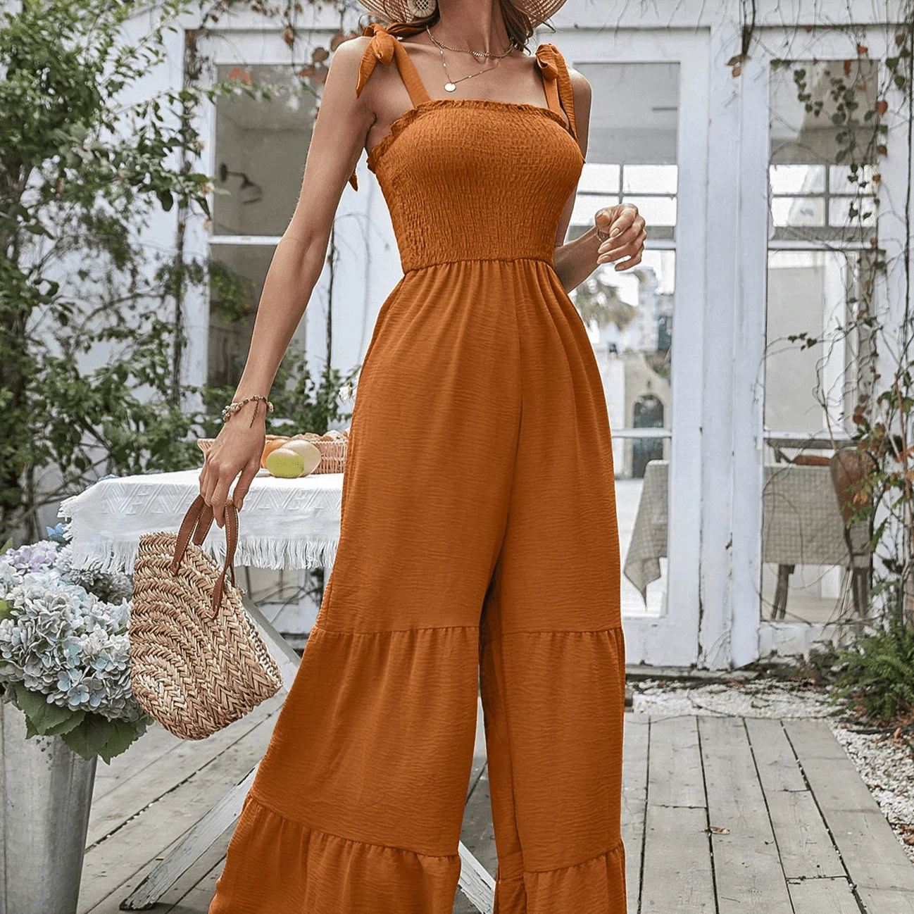 Marcella Wide Legs Jumpsuit - Glova