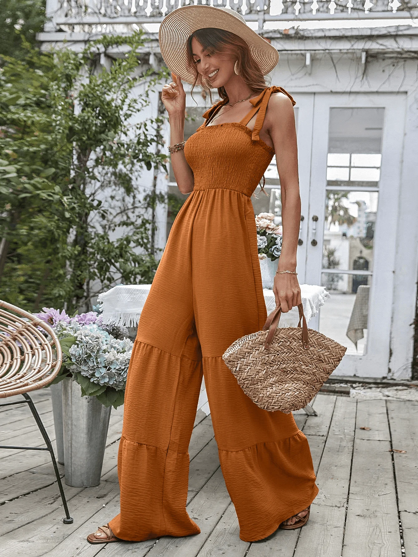 Marcella Wide Legs Jumpsuit - Glova