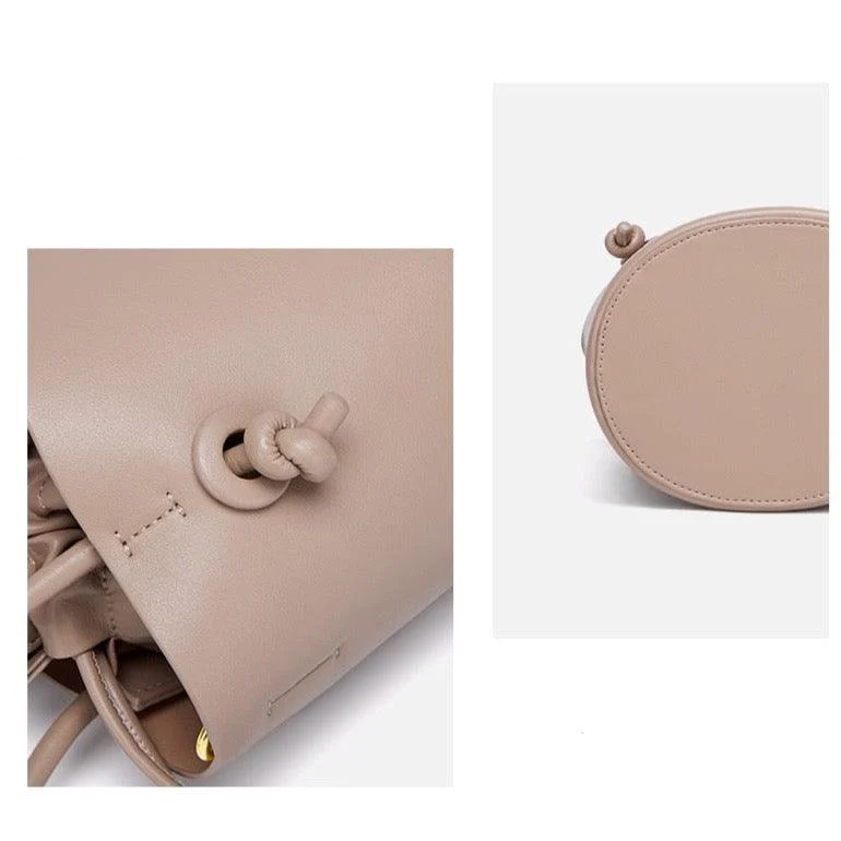 Marcelle Vintage Bucket Shoulder Bag - 2 Colors - Glova