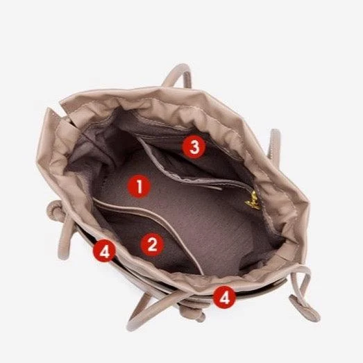 Marcelle Vintage Bucket Shoulder Bag - 2 Colors - Glova