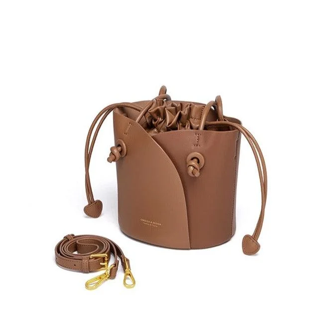 Marcelle Vintage Bucket Shoulder Bag - 2 Colors - Glova