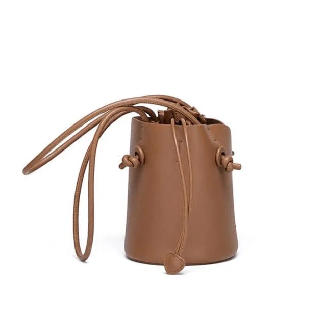 Marcelle Vintage Bucket Shoulder Bag - 2 Colors - Glova