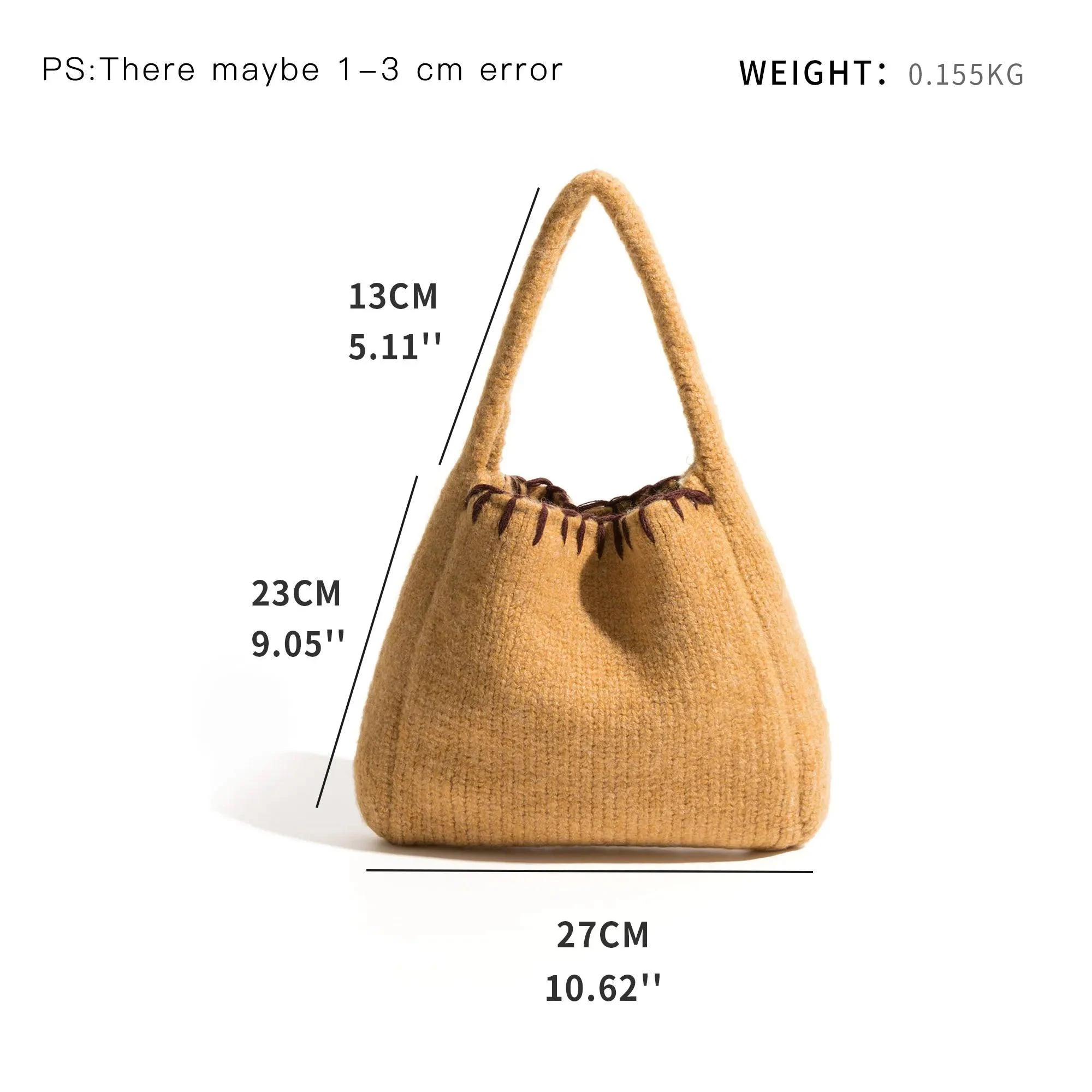 Marie Wool Knit Totes - 7 Colors - Glova