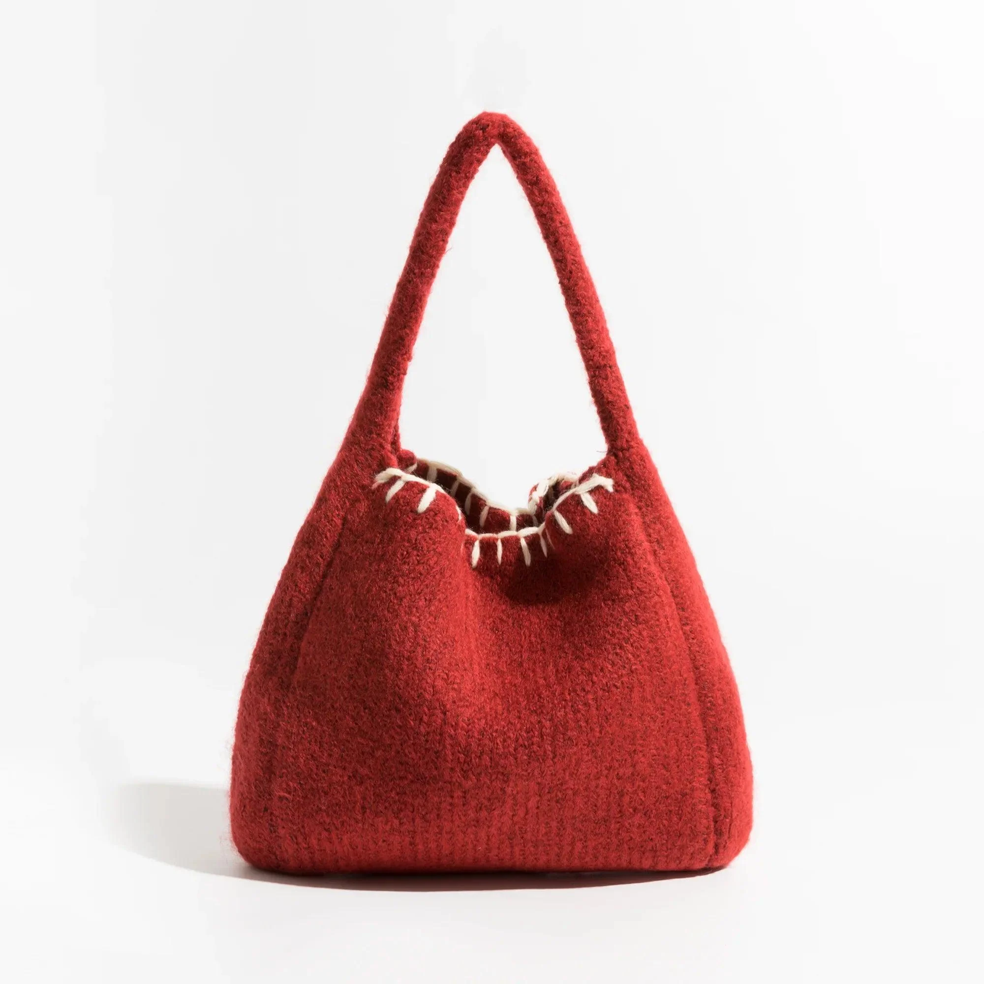 Marie Wool Knit Totes - 7 Colors - Glova