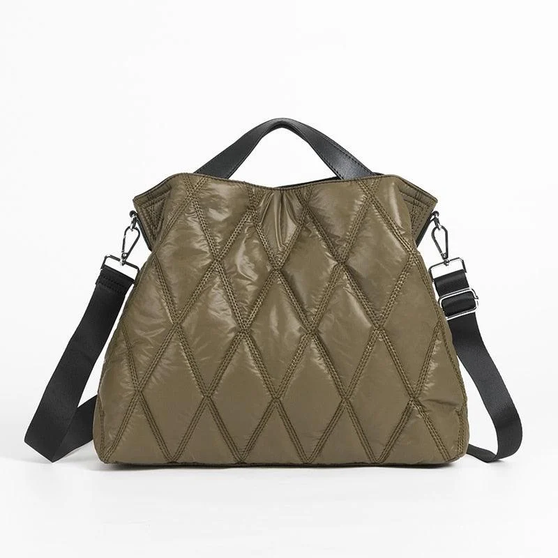 Marla Diamond Quilted Puffer Totes - 5 Colors - Glova