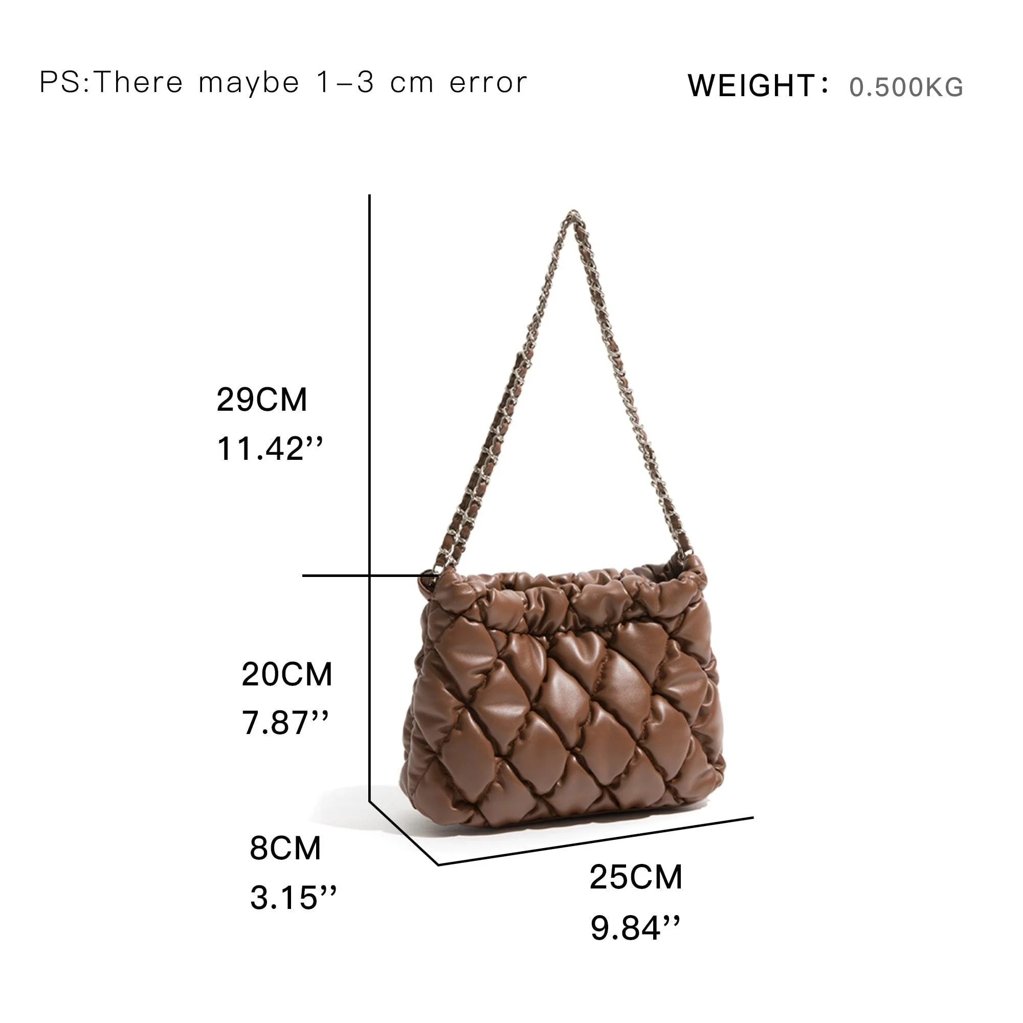 Marlyn Lattice Quilted Puffer Shoulder Bags - 5 Colors - Glova